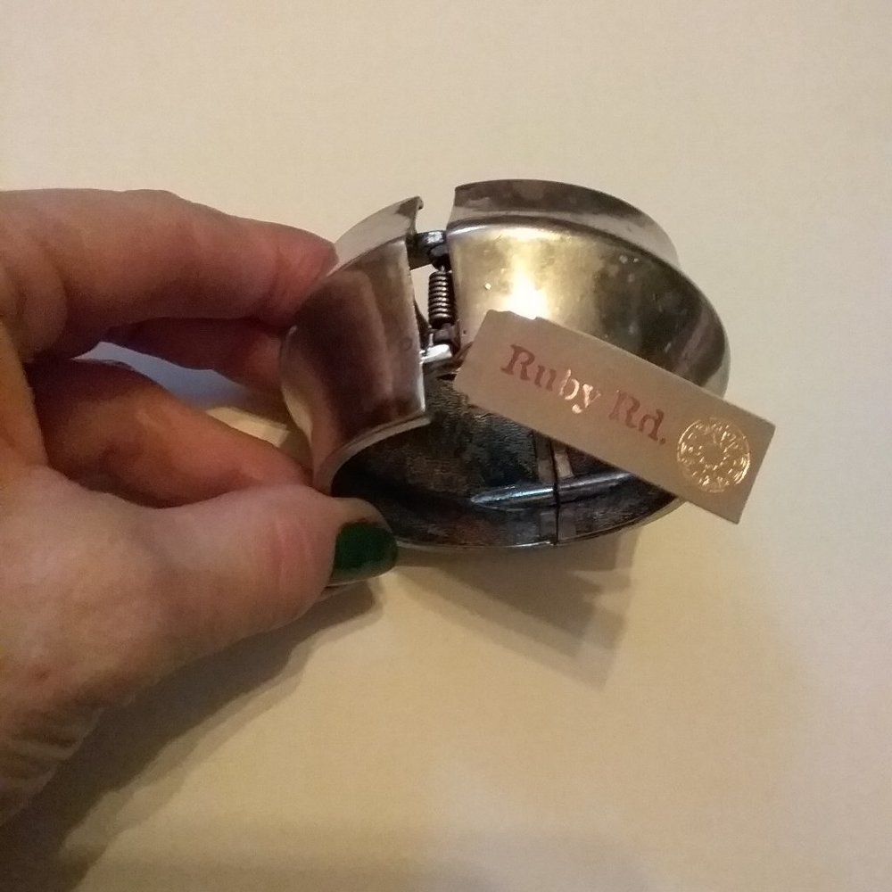 Ruby Rd. Silver Bangle Bracelet - Picture 2 of 6